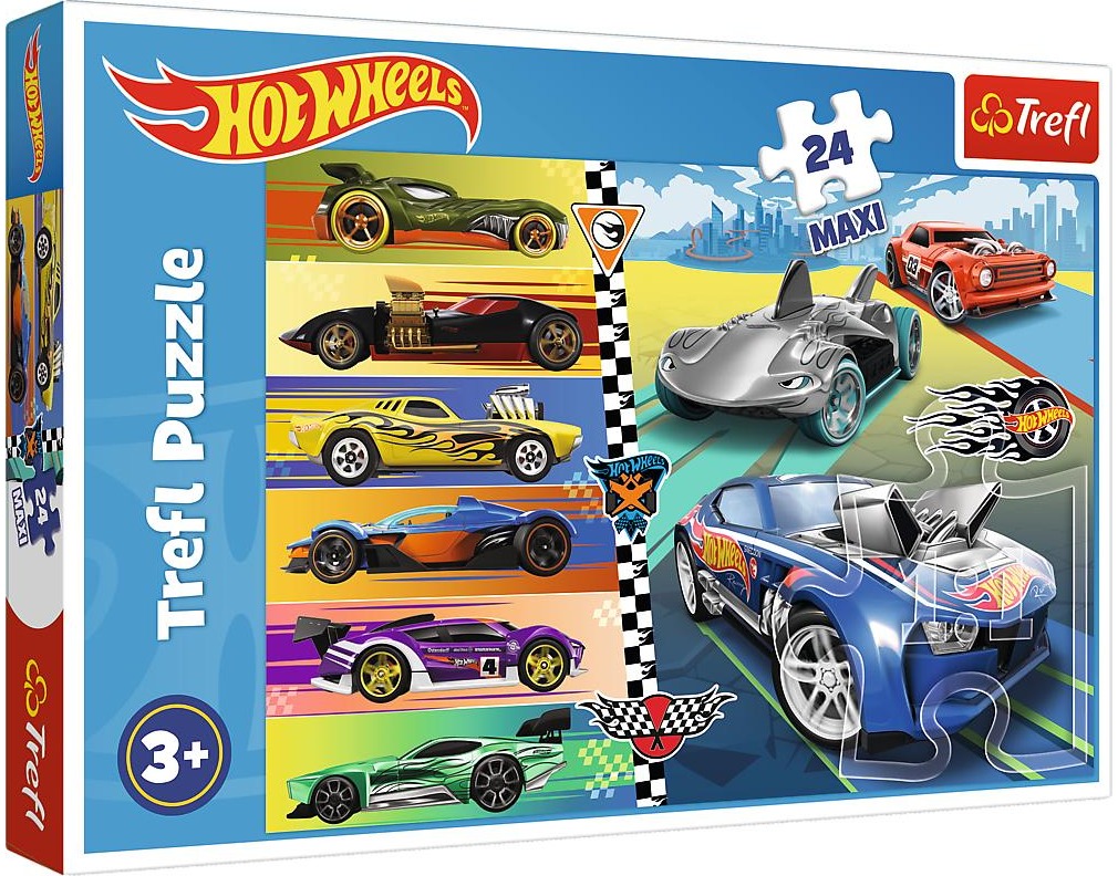 TREFL HOT WHEELS Dėlionė 24 det Pegasas