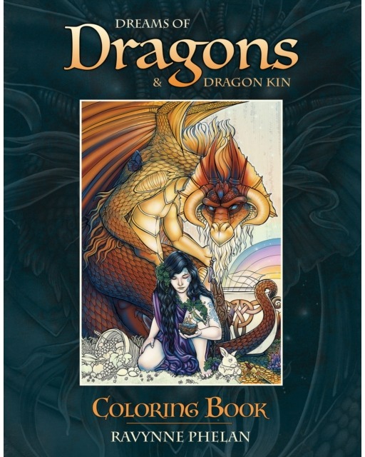 Dreams of Dragons & Dragon Kin Coloring Book | Pegasas