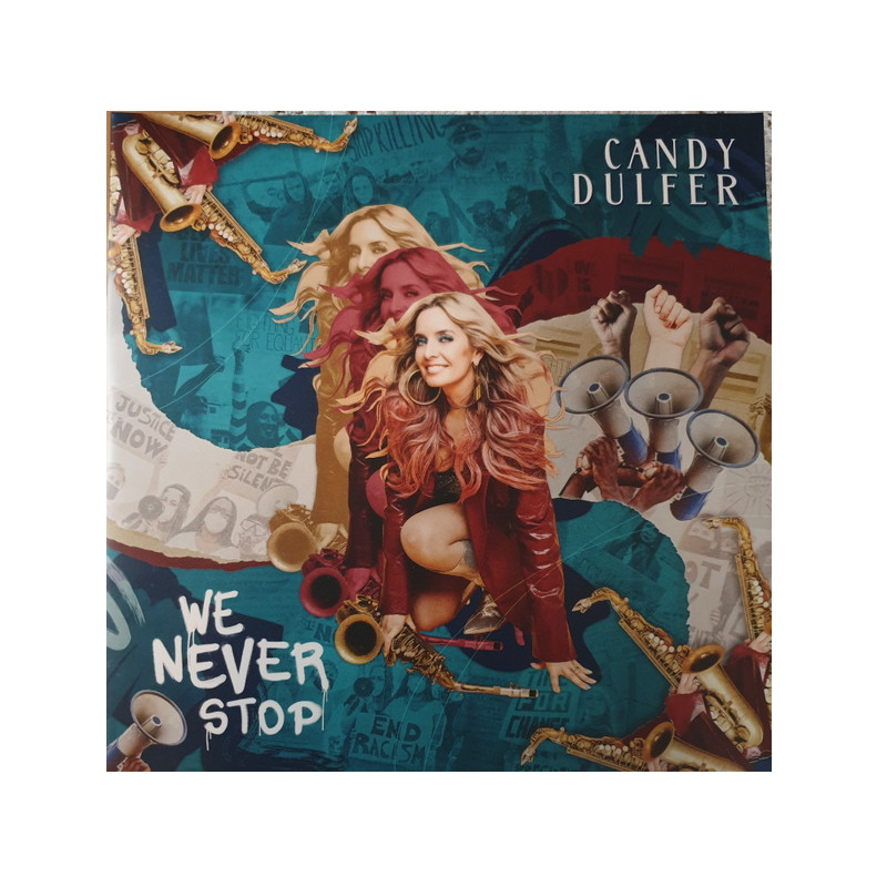 Vinilinė plokštelė Candy Dulfer We Never Stop (Red Transparent Vinyl