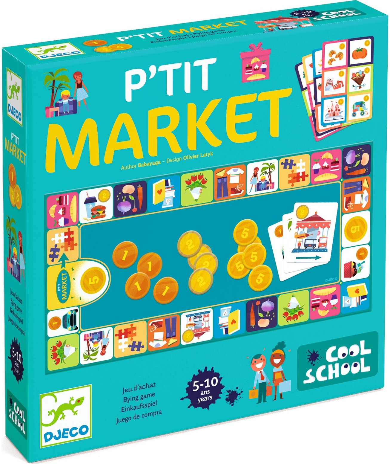 Stalo žaidimas DJECO Cool School P'tit Market | Pegasas