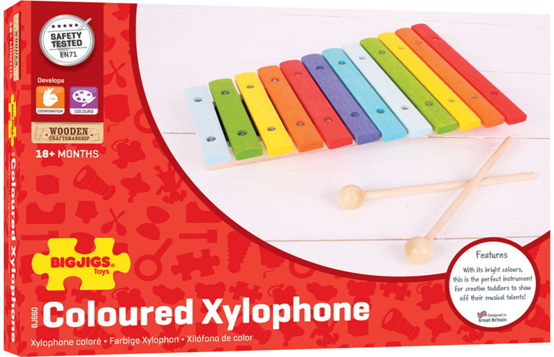 Lavinamasis žaislas BIGJIGS ksilofonas Snazzy Xylophone