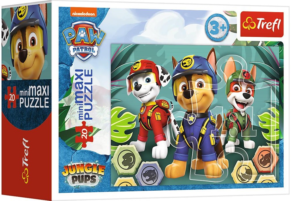 Trefl 2 in 1 Puzzles + Memory PAW Patrol